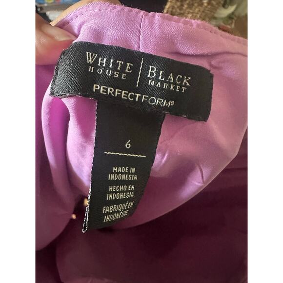 White House Black Mark Lavender Purple Perfect Form Pencil Skirt - Picture 4 of 7